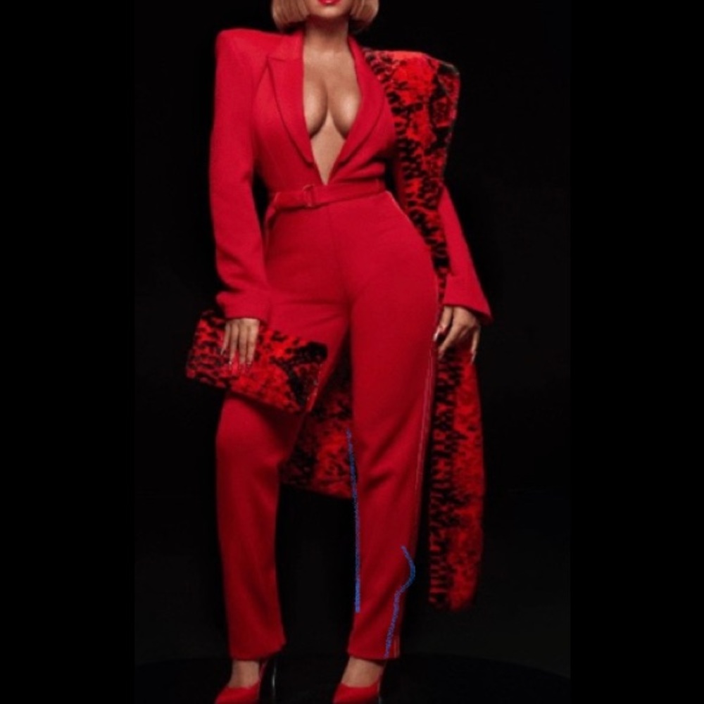 Ivy park red jumpsuit